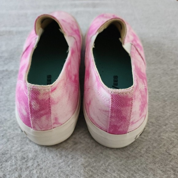 SeaVees Womens Slip On Pink Tye Dye Platform Chunky Style Shoes 8.5 - Picture 4 of 9